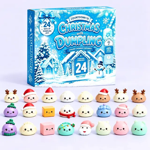 Countdown to Christmas Dumpling Advent Calendar