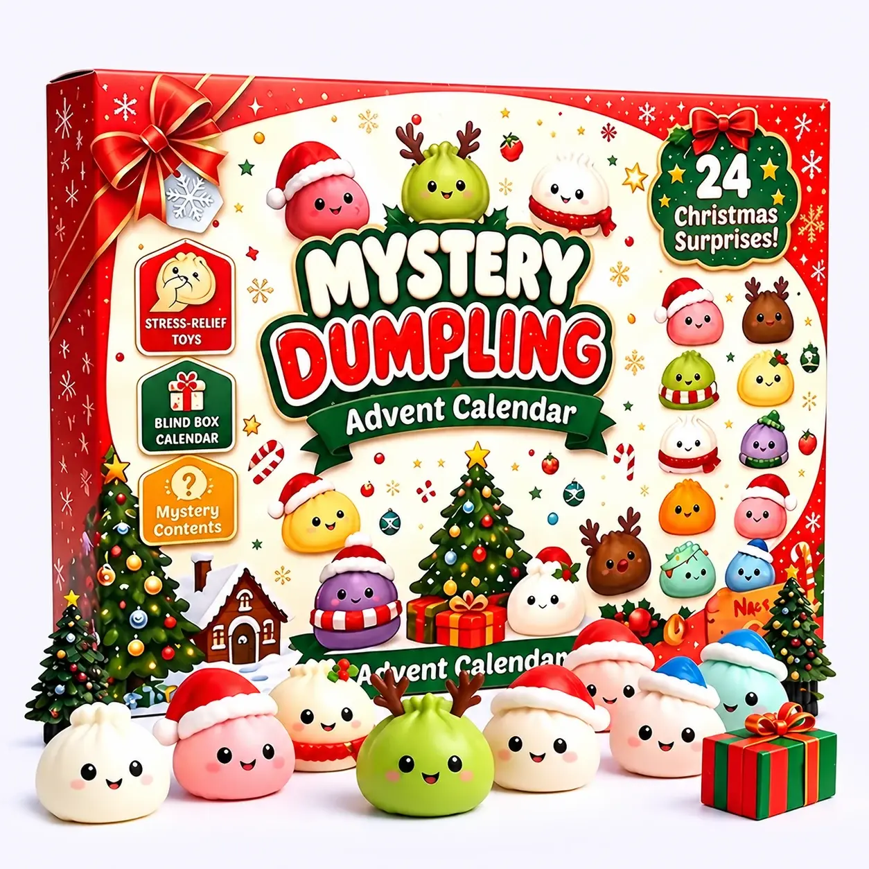 Mystery Dumpling Advent Calendar – 24 Squishies — main